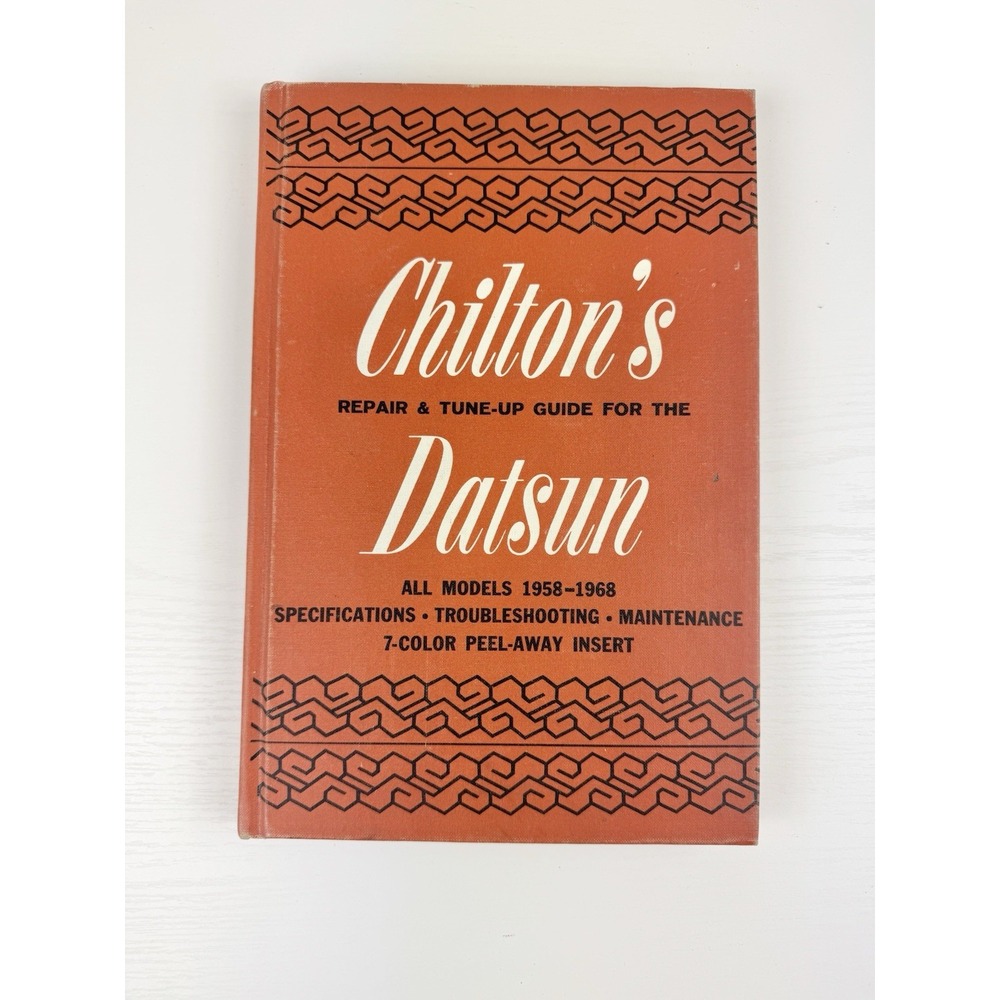 Vintage Chilton's Repair Manual Tune Up Guide Datsun All Models 1958-1968 PL